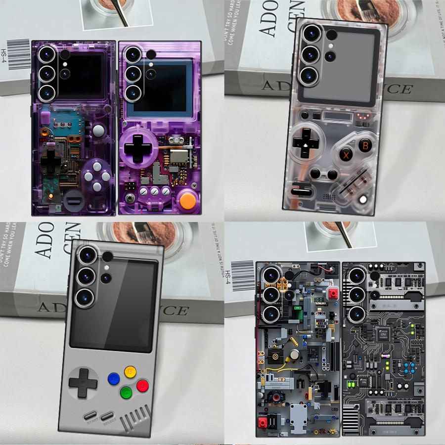 Gaming Console Phone - Fioletowe etui na telefon w stylu