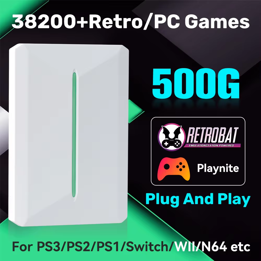 Gaming Console For Pc - JMachen PR500G Retro Dysk Twardy z