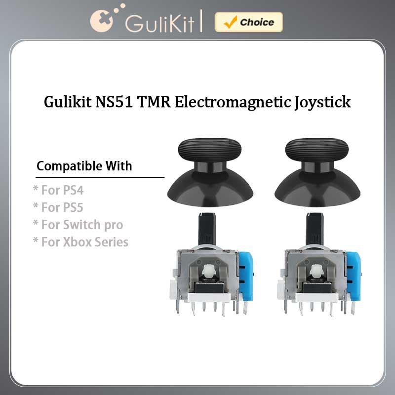 Gaming Console Tv Stick - Joystick GuliKit NS51 TMR z nakładkami
