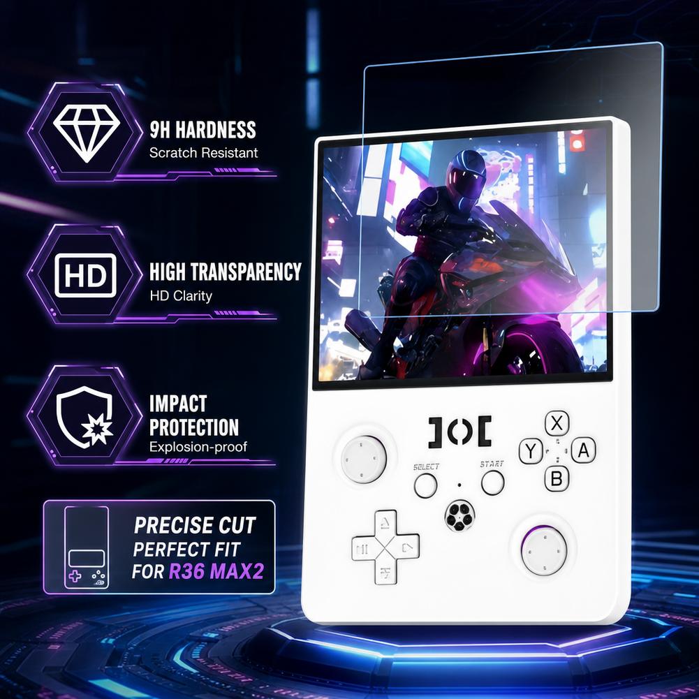 Gaming Console R36 Max - Szkło hartowane na ekran do konsoli