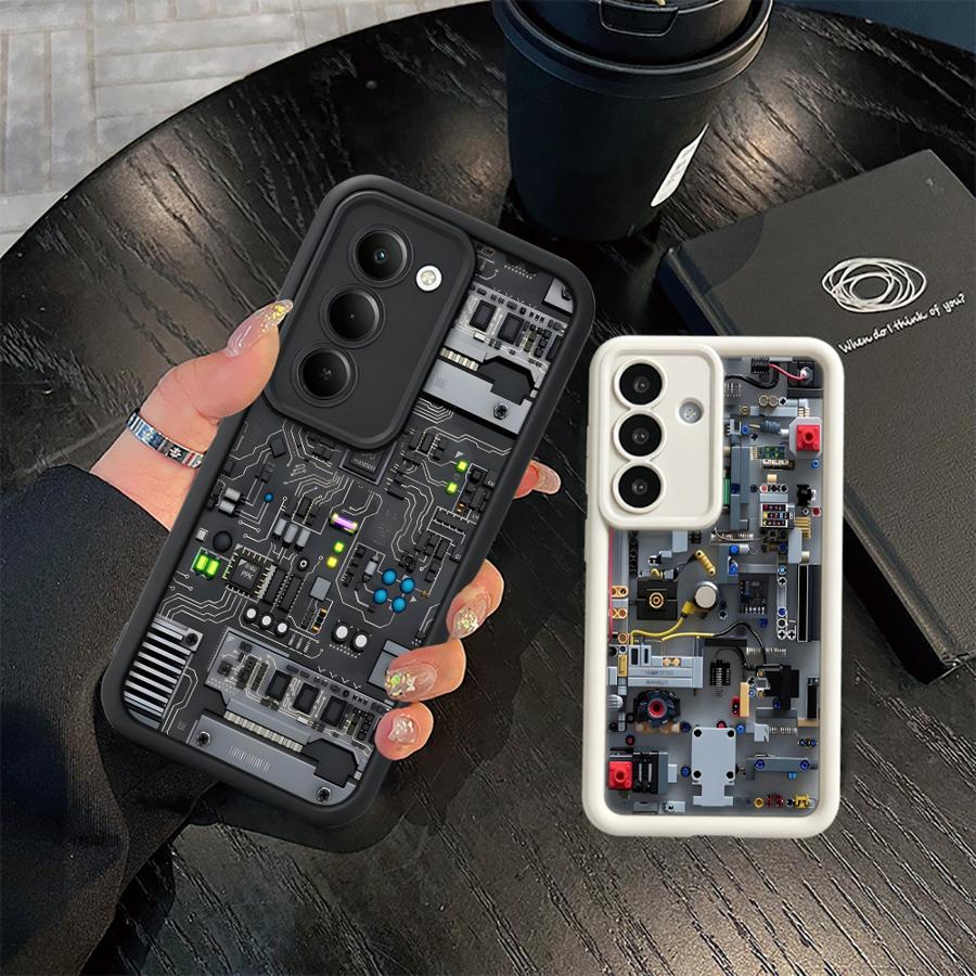 Gaming Console Phone - Fioletowe etui na telefon z motywem