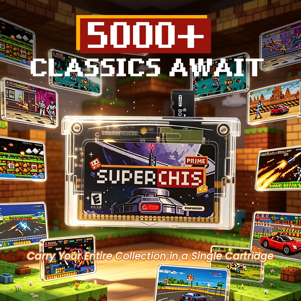 Karta z grami Retro Superchis  – Gaming Console Nintendo recenzja i cena