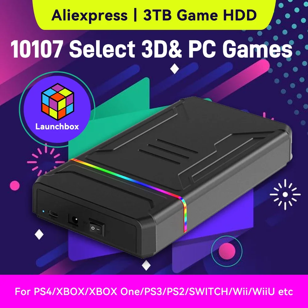 Przenośny dysk twardy do gier  – Gaming Console Emulator recenzja i cena