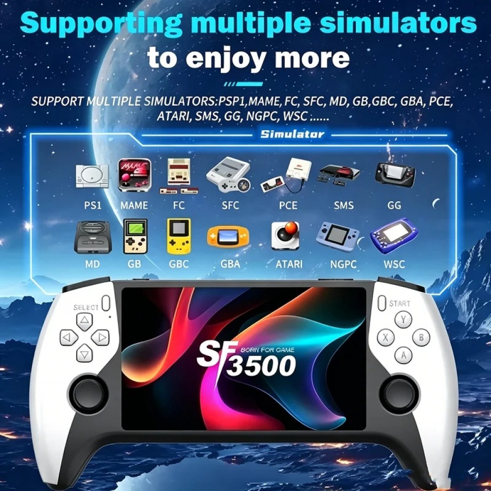 Konsola przenośna SF3500 5 cal – Gaming Console Latest recenzja i cena